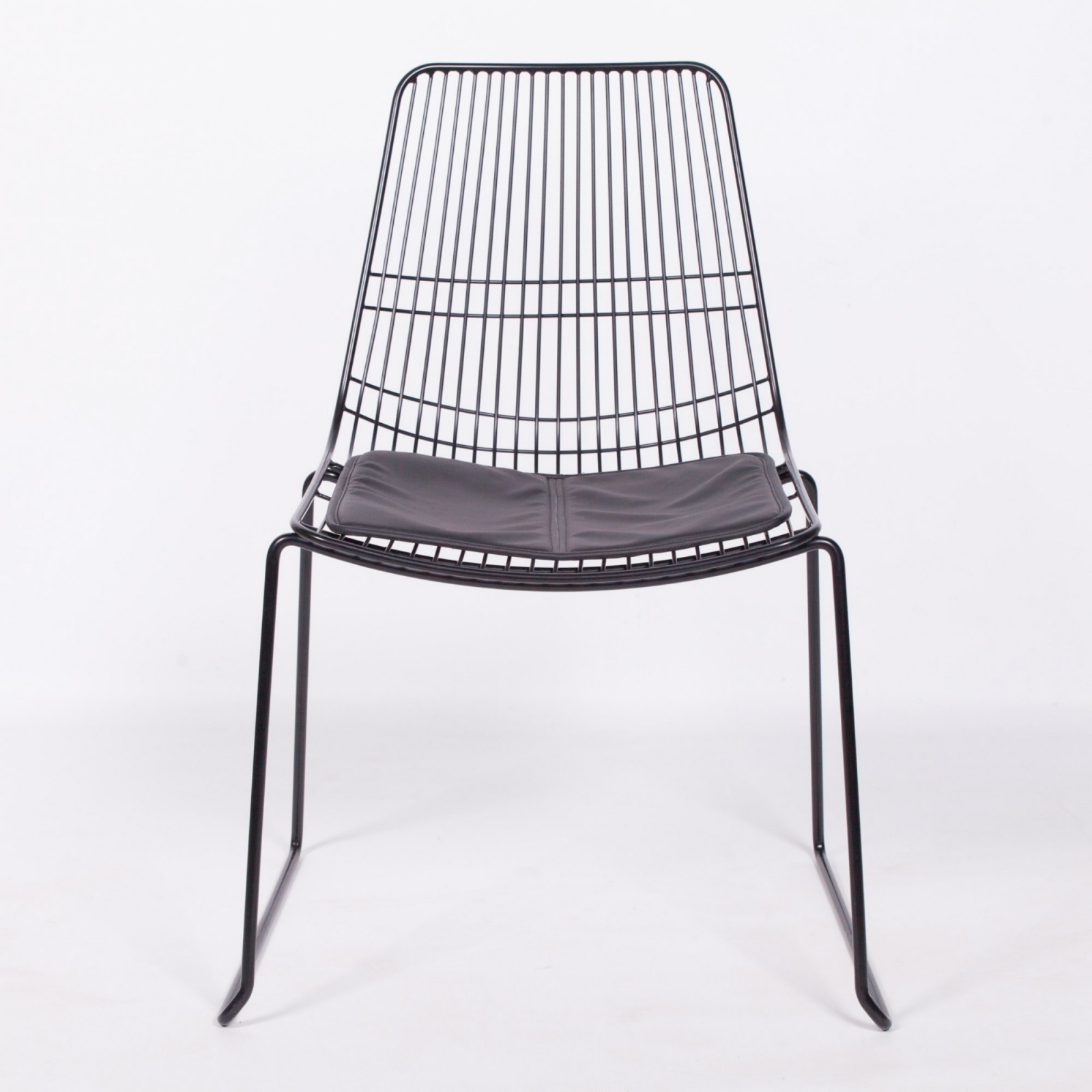 Wire Black Mesh Industrial Dining Chair Furniture La Maison Chic