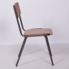 Vintage Retro School Style Metal Dining Chair Dining Chair UK