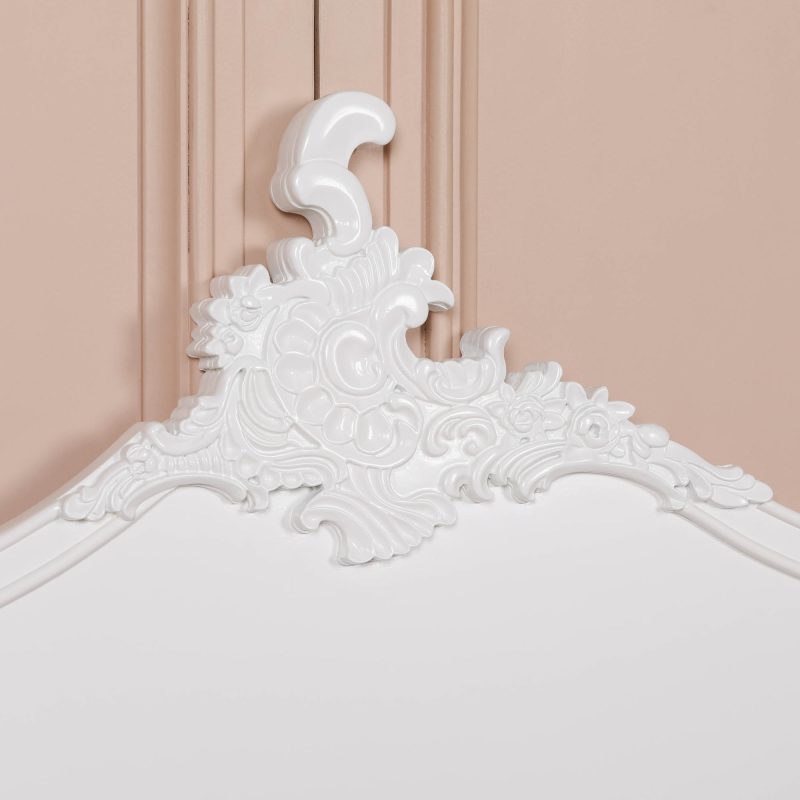 French Style White 5ft King Size Headboard Size Headboard UK