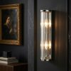 Elyssia Art Deco Fluted Column Glass Rods Medium Wall Light Wall Light UK
