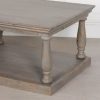Ava Wooden Rustic French Style Coffee Table Coffee Table UK