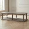 Ava Wooden Rustic French Style Coffee Table Coffee Table UK