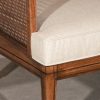 Vincent Armchair With Rattan Back Rattan Back UK