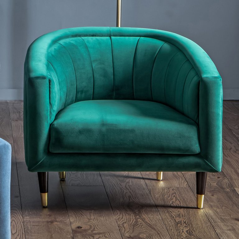 Velvet Armchair UK