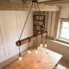 5-Light Industrial Style Large Kitchen Island Linear Pendant Wooden Ceiling Light Ceiling Light UK