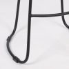 Industrial 64cm Tractor Style Mango Wooden Seat Black Finish Iron Metal Medium Bar Stool Bar Stool UK