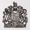 Coat Of Arms Plaque in Antiqued Silver Finish Silver Finish UK