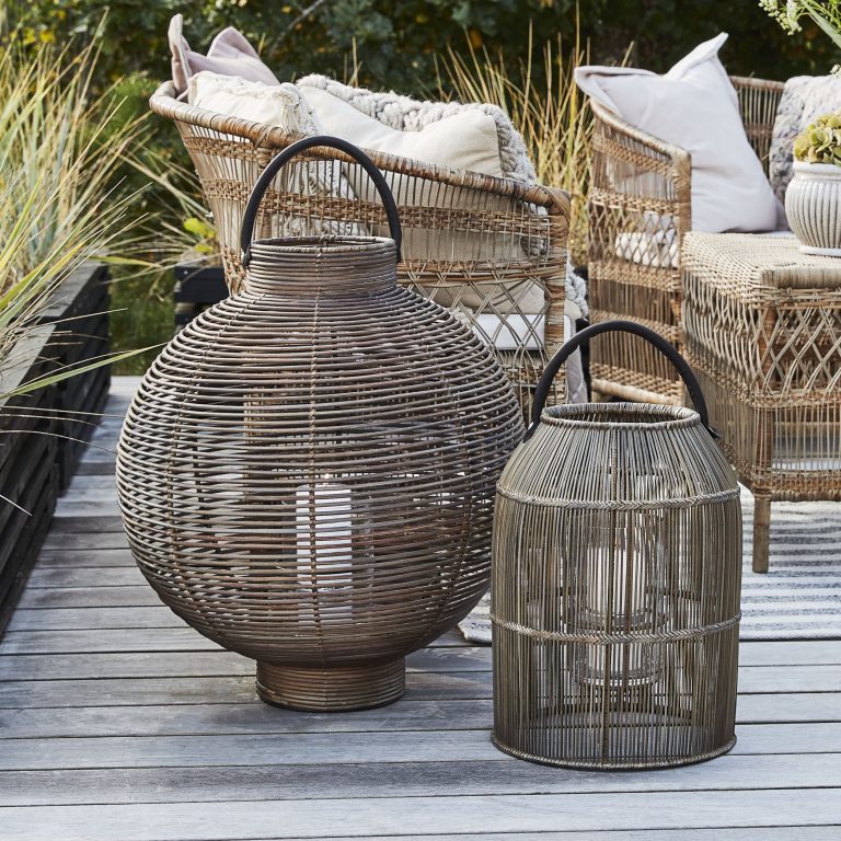 Rattan Lantern UK