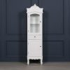 French Style White Bathroom Display Cupboard Display Cupboard UK