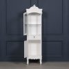 French Style White Bathroom Display Cupboard Display Cupboard UK