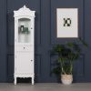 French Style White Bathroom Display Cupboard Display Cupboard UK