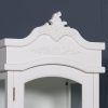 French Style White Bathroom Display Cupboard Display Cupboard UK