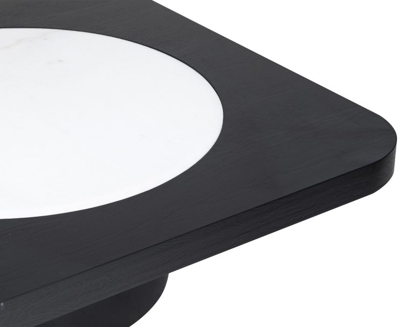 White Marble Insert Small Black Coffee Table Coffee Table UK
