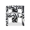 Osier Graphic Black And White Chair White Chair UK
