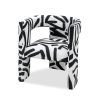 Osier Graphic Black And White Chair White Chair UK