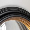Round Black And Gold Convex Mirror Convex Mirror UK