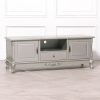 French Style Antique Silver Large Cabinet Low TV Unit (Copy) Unit (Copy) UK