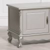 French Style Antique Silver Large Cabinet Low TV Unit (Copy) Unit (Copy) UK