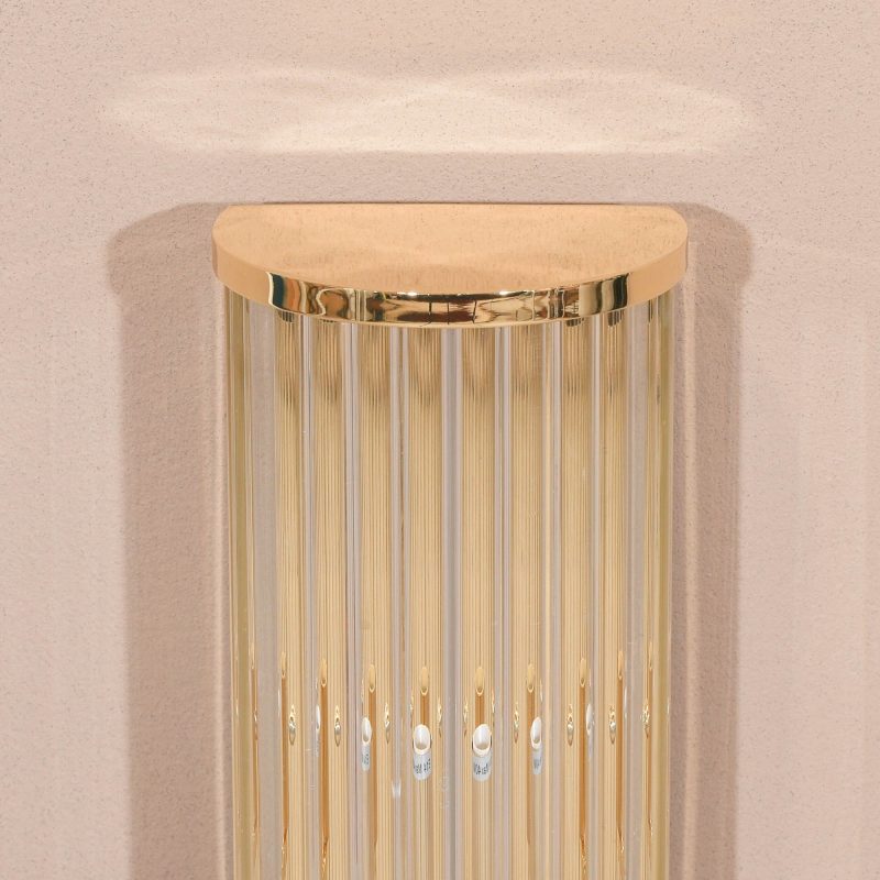 Toinette Large Gold Finish Crystal Wall Light Wall Light UK