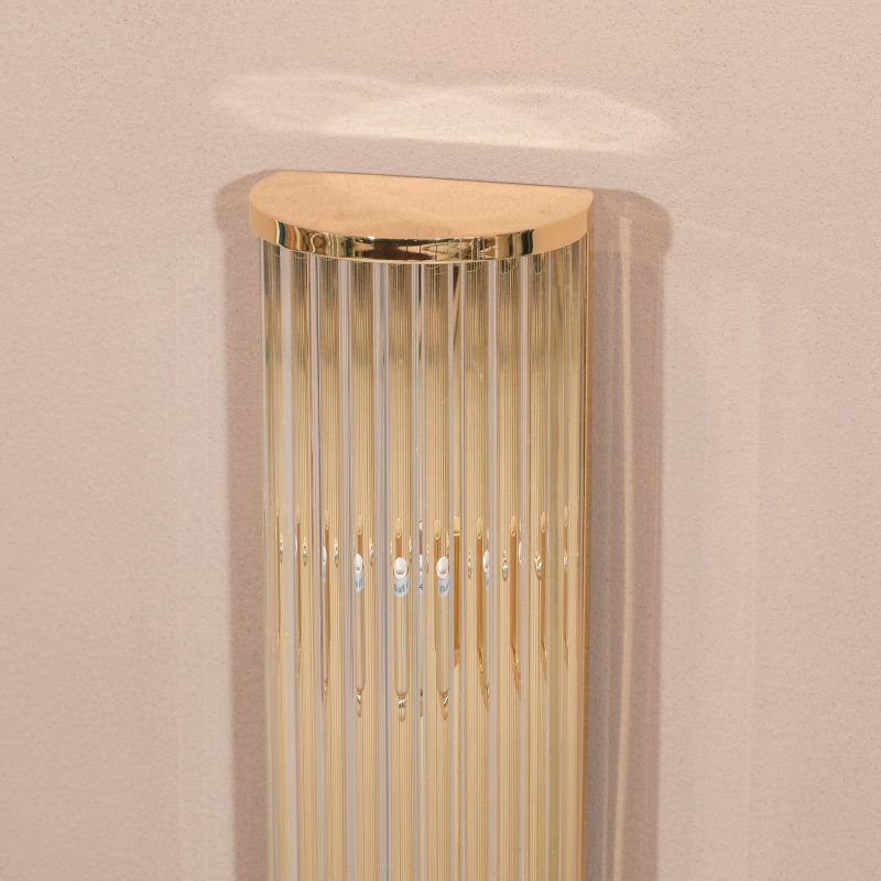 Toinette Large Gold Finish Crystal Wall Light Wall Light UK
