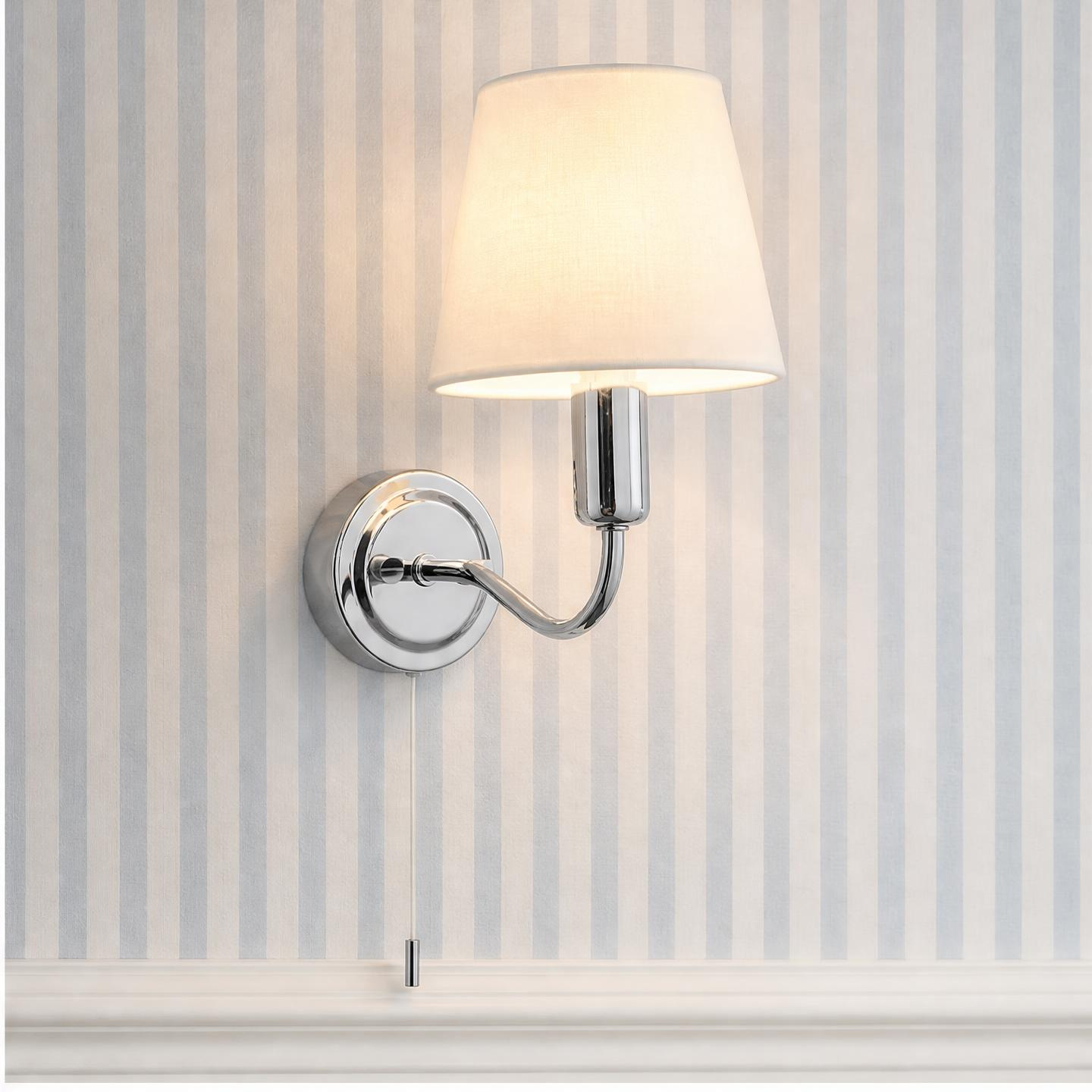 Medora Bathroom Chrome Wall Light Wall Light UK