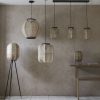 Ebbie Fabric And Bamboo Floor Lamp Floor Lamp UK