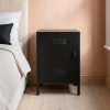 Industrial Metal Locker Storage Bedside Black Cupboard Black Cupboard UK