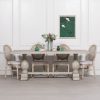 Blanchefleur Large Rustic 210cm Rectangular Dining Table Dining Table UK