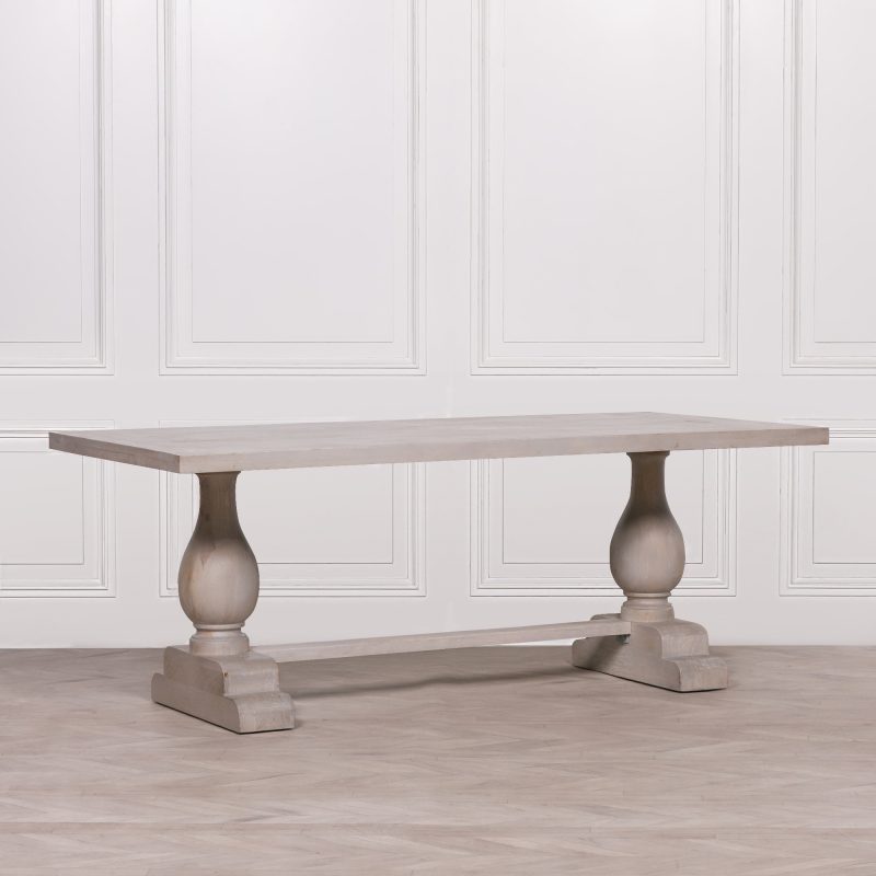 Baltasaru Large Rustic 260cm Rectangular Dining Table (Copy) Table (Copy) UK