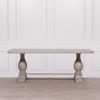 Baltasaru Large Rustic 260cm Rectangular Dining Table (Copy) Table (Copy) UK