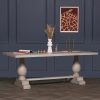 Baltasaru Large Rustic 260cm Rectangular Dining Table (Copy) Table (Copy) UK