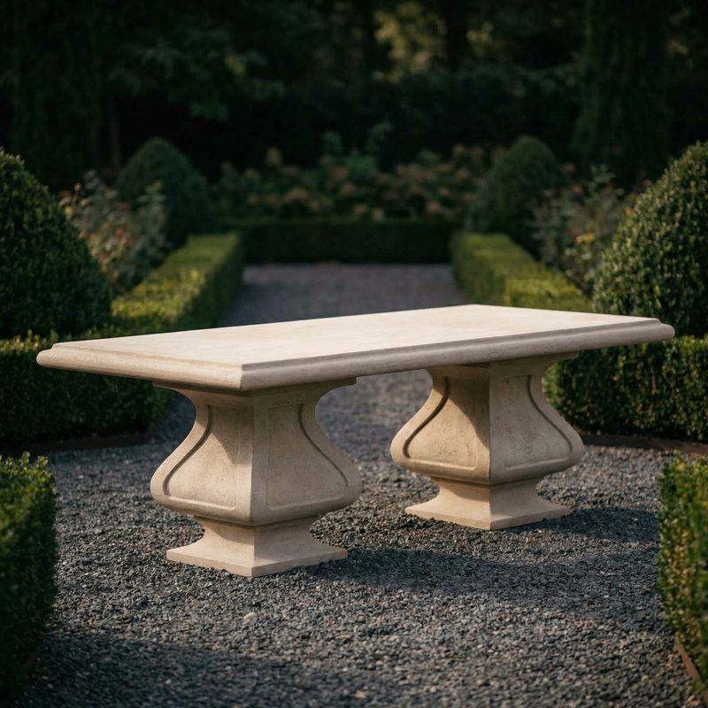 Martigues Roman Stone Effect French 260cm Garden Table Garden Table UK