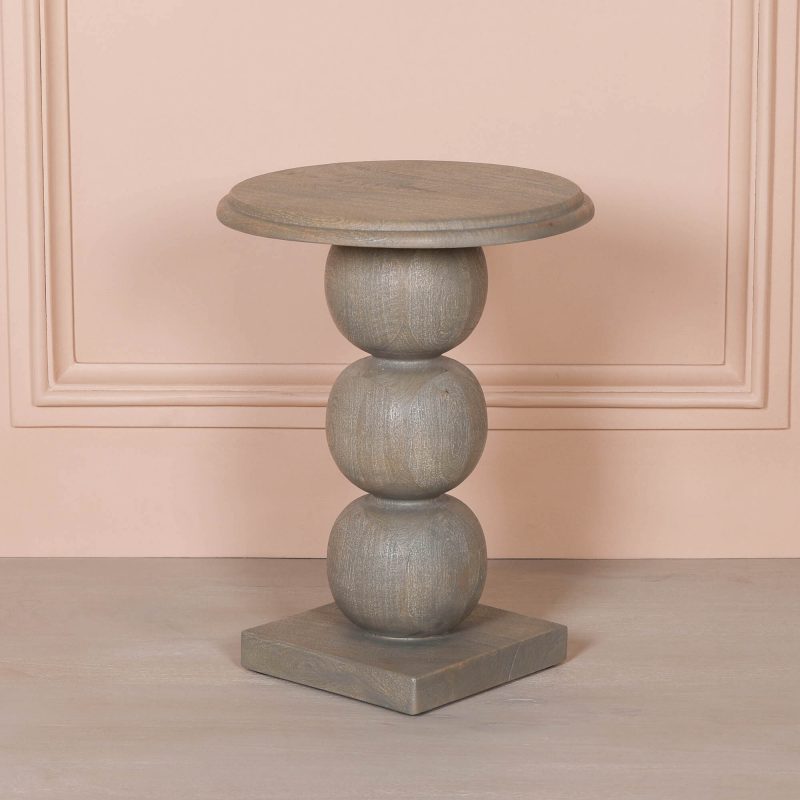 Accent Ravelle Rustic Wooden Side Table Side Table UK
