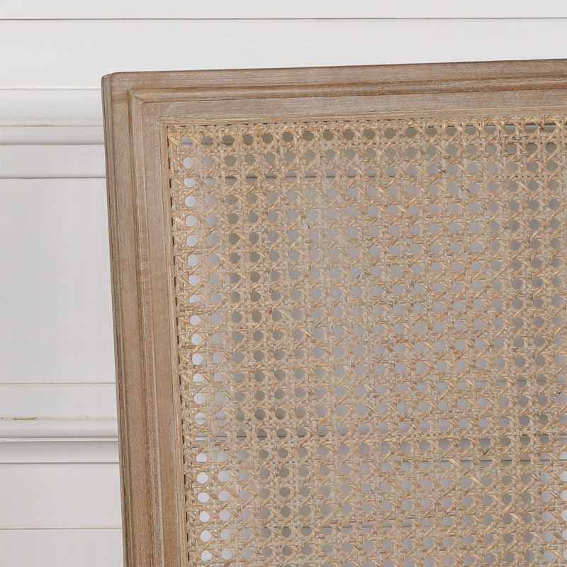 Alienor Wooden French Bergere Back Rattan Dining Chair Dining Chair UK