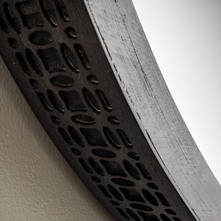 Black Round Mirror UK