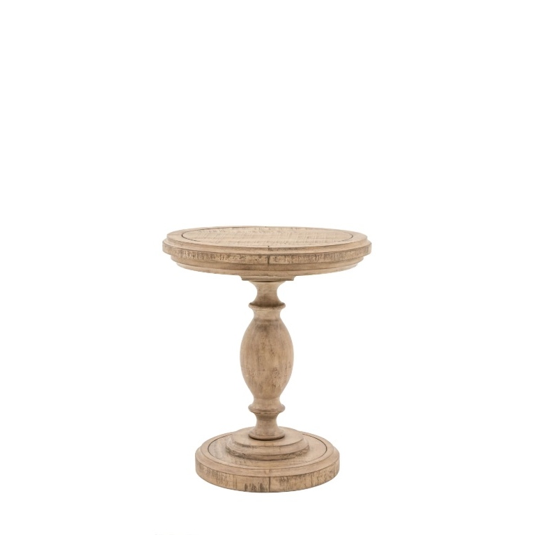 Giverny Pedestal Wooden Side Table Side Table UK