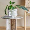 Cyrus Brown Marble Side Table Side Table UK
