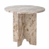 Cyrus Brown Marble Side Table Side Table UK