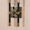 Gold Wall Light With Black Linen Shade Linen Shade UK