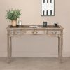 Weathered Pine Amaury French Style Writing Desk With Inlay With Inlay UK