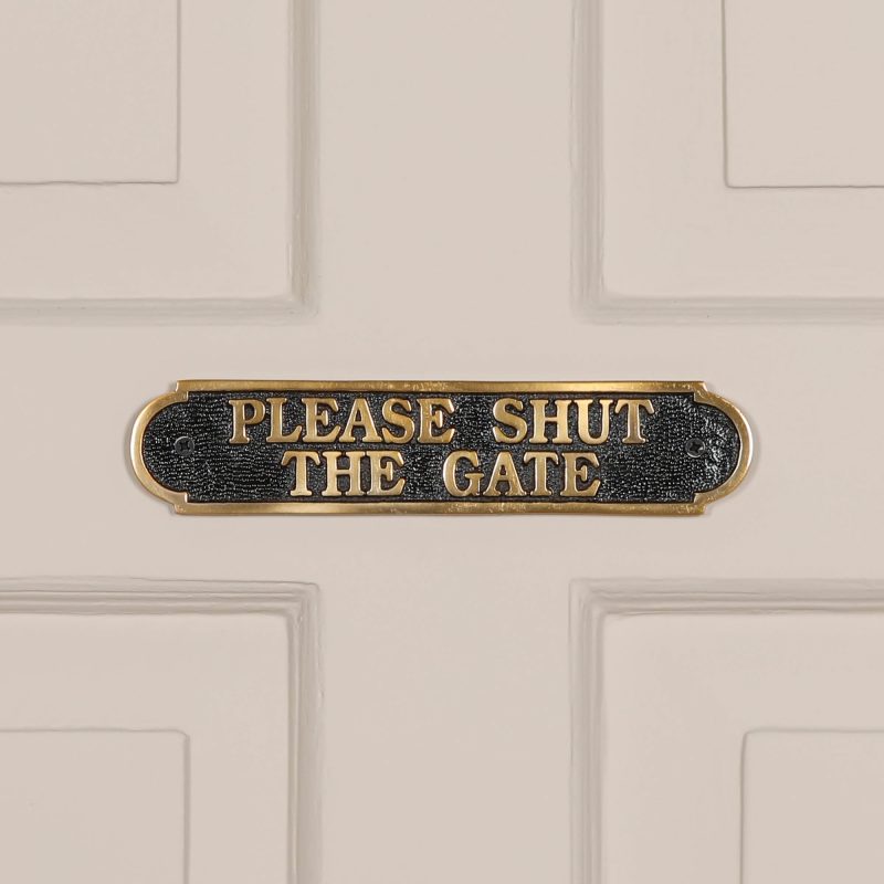 Brass Plaque UK