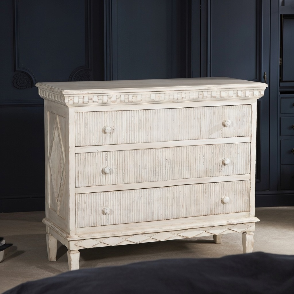 French Style Gustave Distressed Chest Of Drawers Of Drawers UK