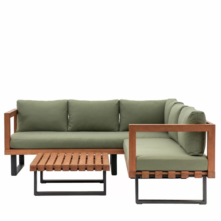 Lucero Green Garden Corner Sofa Set Sofa Set UK