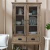 Reclaimed Old Pine Display Cupboard by Garden Trading Garden Trading UK