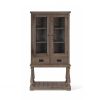 Reclaimed Old Pine Display Cupboard by Garden Trading Garden Trading UK