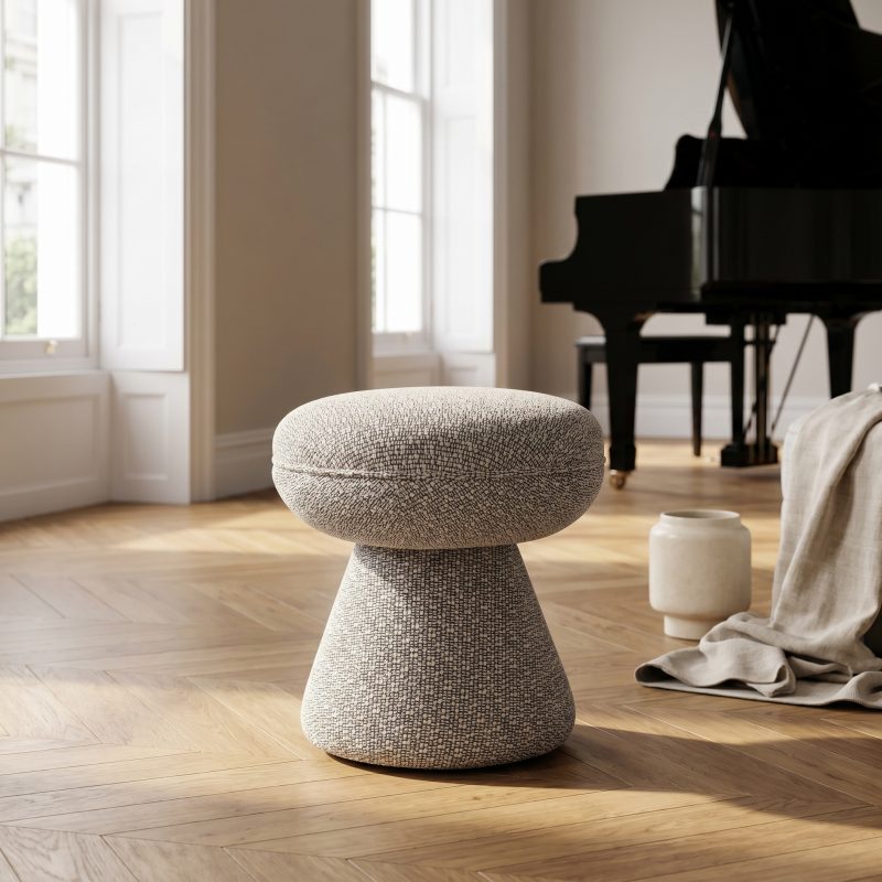 Via Small Monochrome Mushroom Stool Mushroom Stool UK
