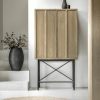 Langston Slender Plinth Drinks Cabinet Drinks Cabinet UK