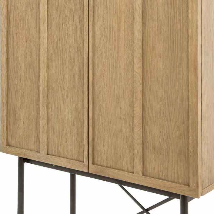 Langston Slender Plinth Drinks Cabinet Drinks Cabinet UK