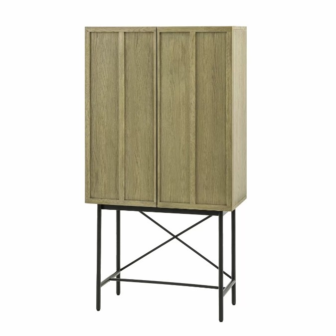Langston Slender Plinth Drinks Cabinet Drinks Cabinet UK