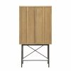 Langston Slender Plinth Drinks Cabinet Drinks Cabinet UK